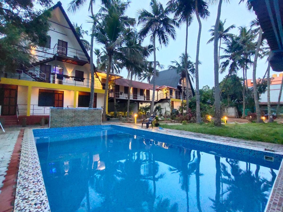 Pv Cottages - Serenity Beach Puducherry Exterior foto